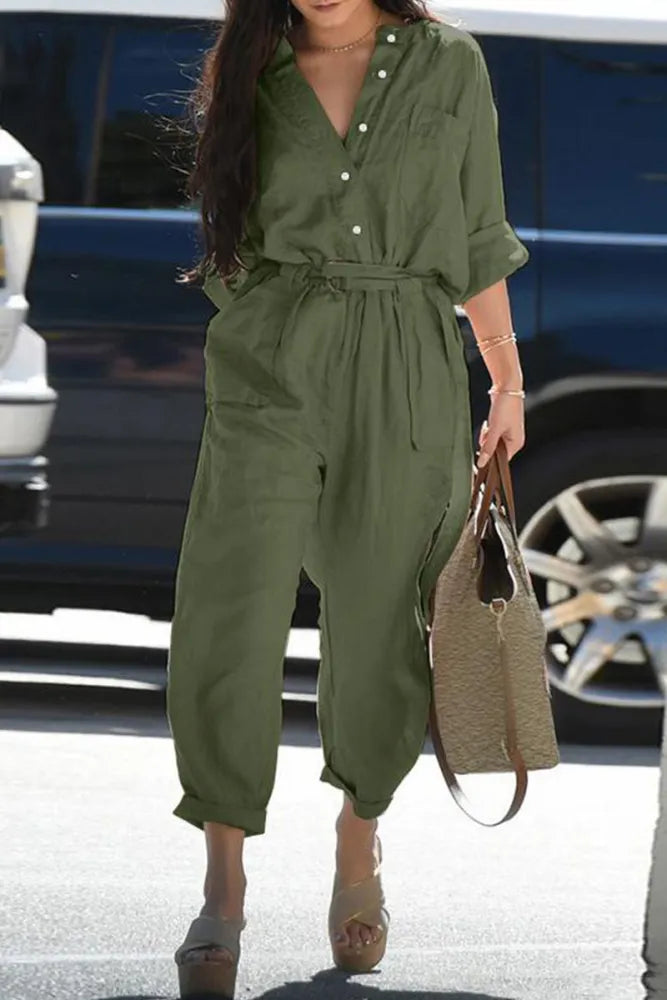 Alice Leroy - Figure-Flattering Casual Jumpsuit