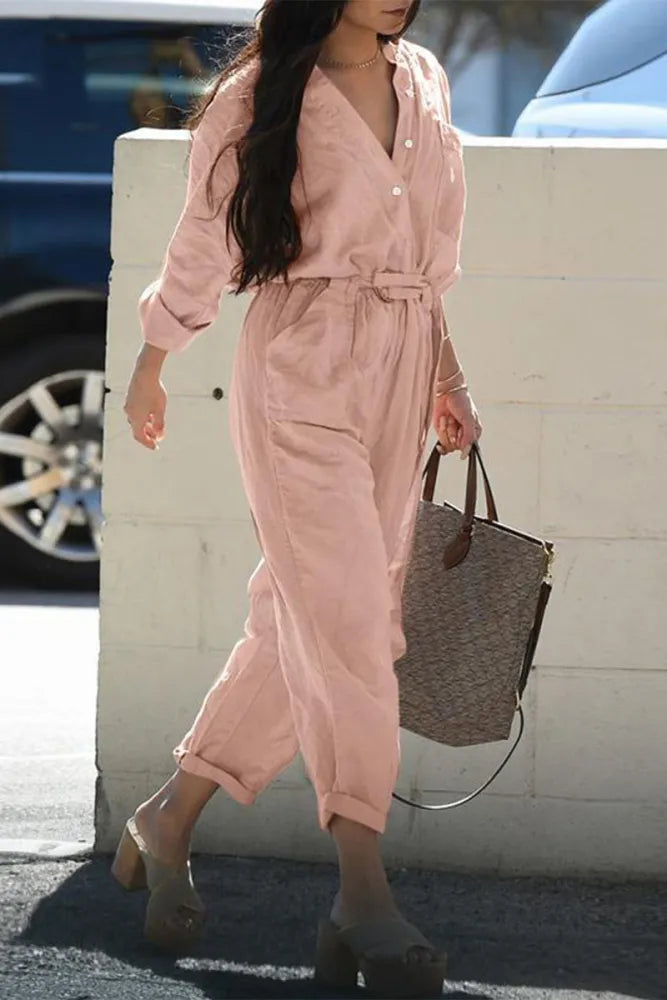 Alice Leroy - Figure-Flattering Casual Jumpsuit