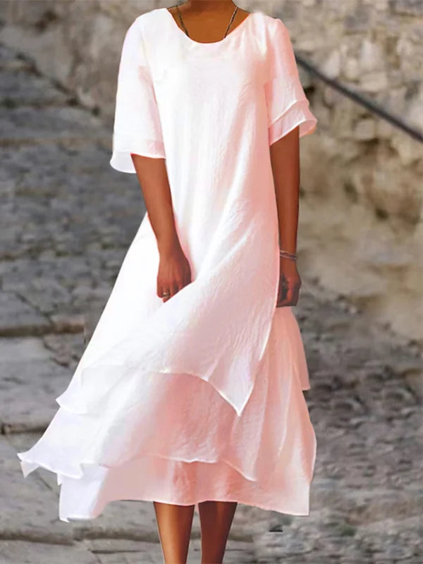 Élodie Lavin | Elegant and Chic Layered Dress