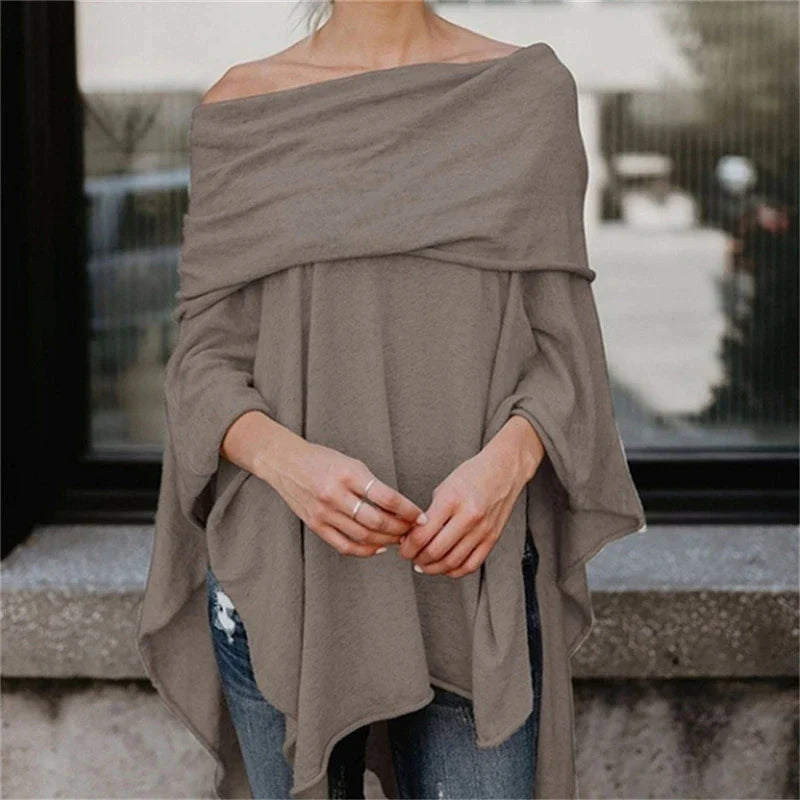 Riva Lefèvre | Casual Long Sleeve Off-Shoulder Top