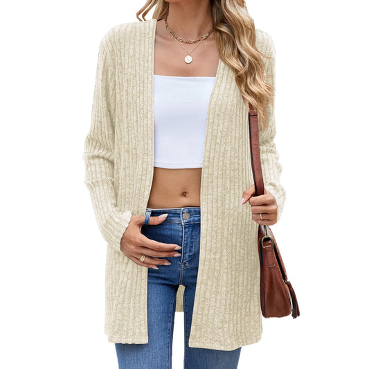 Women's Crochet Cardigan with Pockets