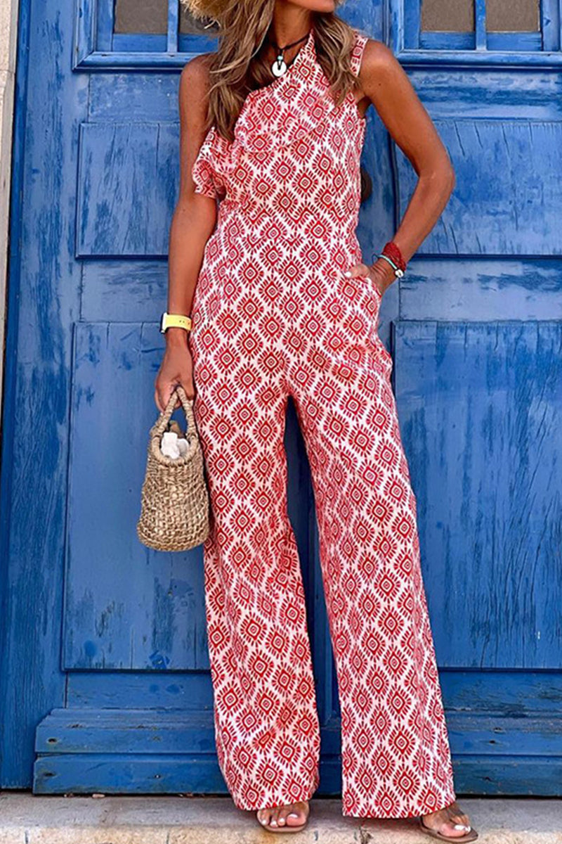 Alice Leroy - Trending jumpsuit with pockets and oblique collar