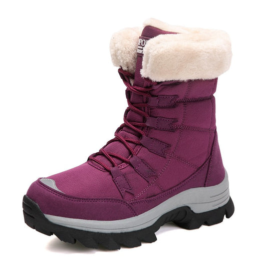 Faux Fur Women's Waterproof Winter Boots