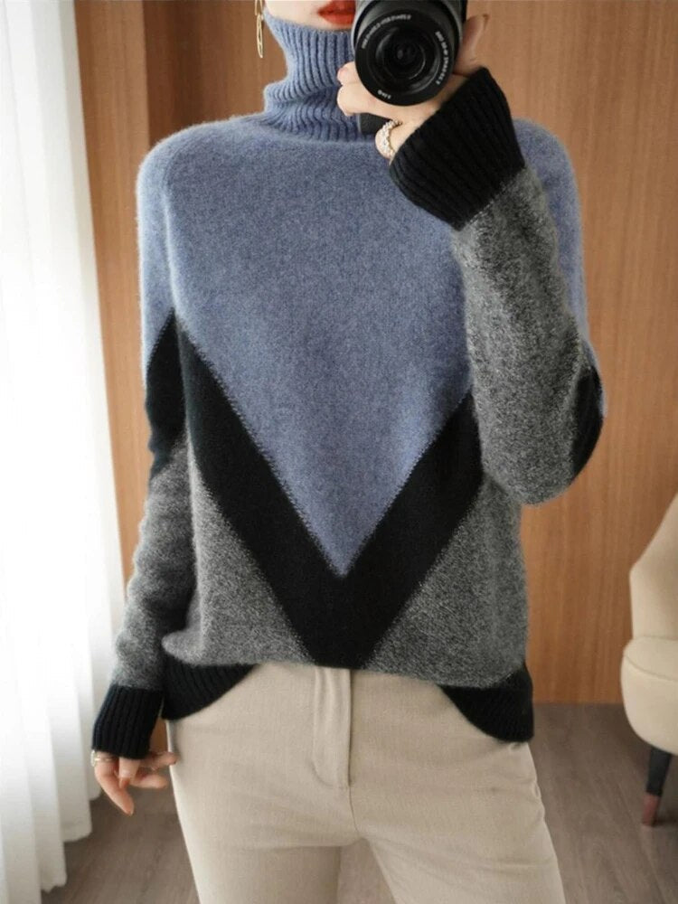 Alice Leroy | Elegant Sweater in Contrasting Color