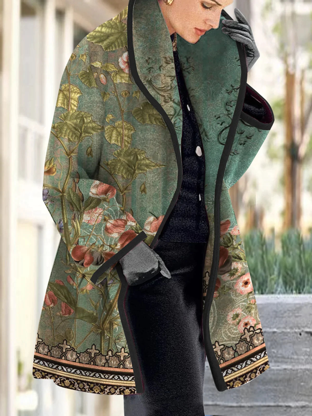 Alice Leroy | Elegant Vintage Flower Coat