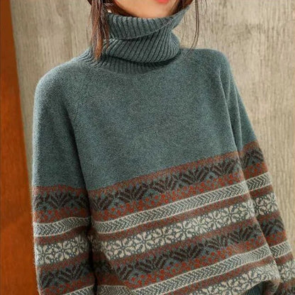 Riva Lefèvre | Elegant Sweater with Vintage Pattern