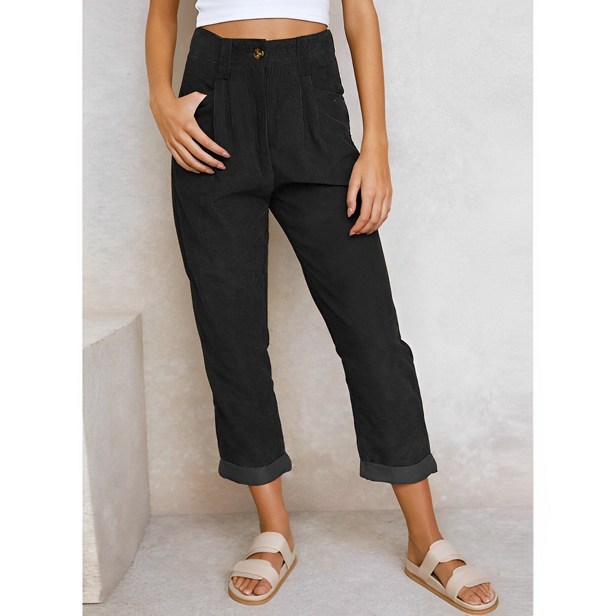 Alice Leroy - Fashionable corduroy trousers