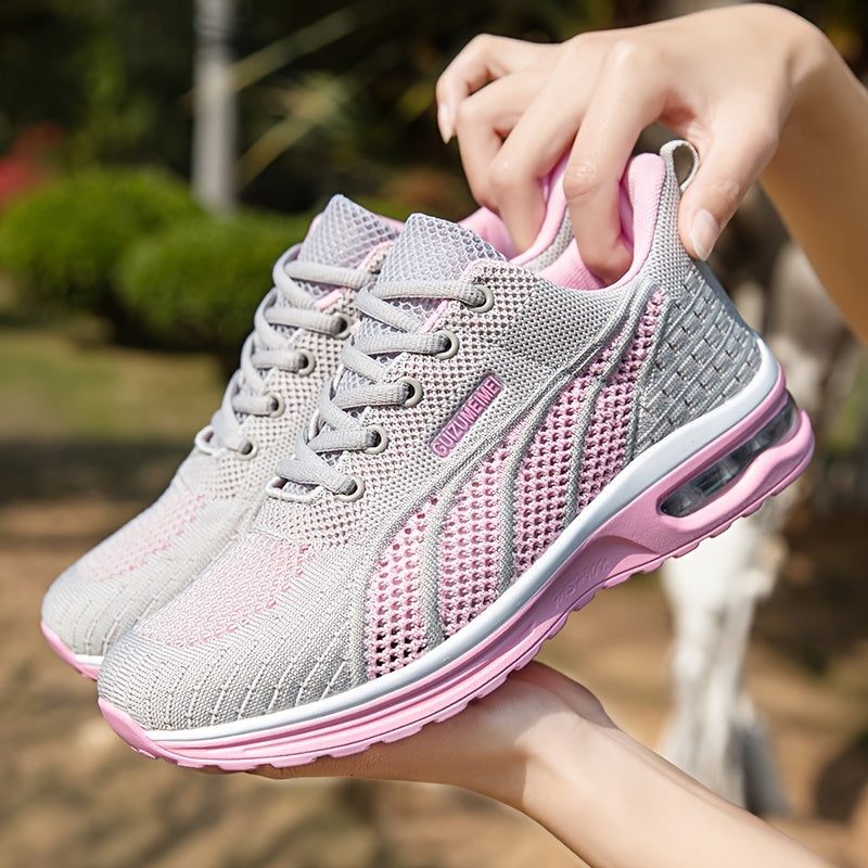 Knitted Air Cushion Running Shoes for Women