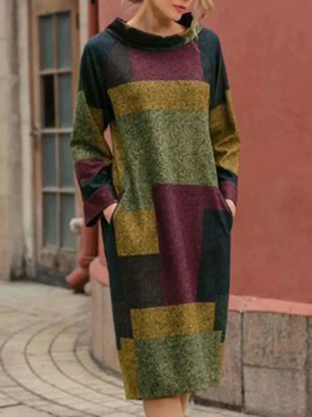 Pauline Laurent | Loose mid-length dress in a vintage look