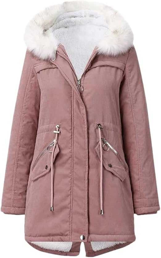 Elegant Hooded & Padded Jacket – Loose Winter Coat