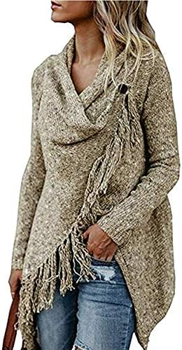 Pullover Poncho for Ladies - Knitted Long Cardigan