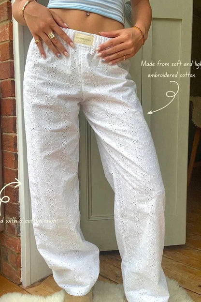 Dona- Stylish casual pants with wide legs