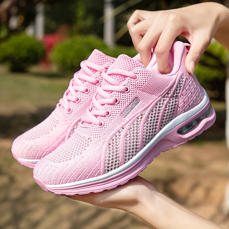 Knitted Air Cushion Running Shoes for Women