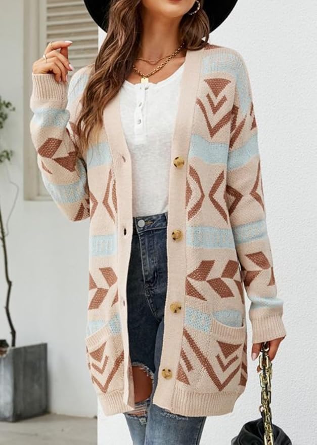 Boho Oversized Cardigan for Ladies