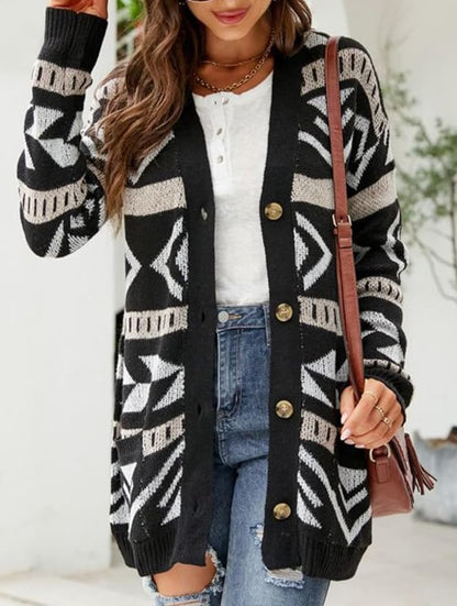 Boho Oversized Cardigan for Ladies