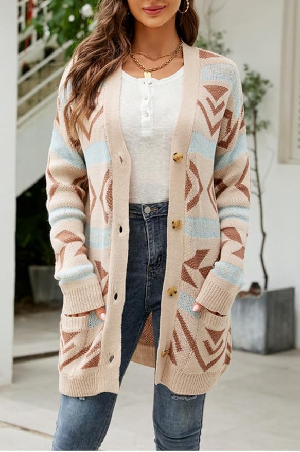 Boho Oversized Cardigan for Ladies