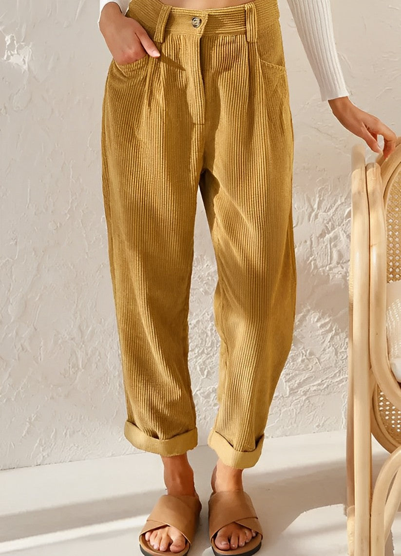 Alice Leroy - Fashionable corduroy trousers