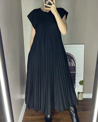 Amélie - Sleeveless Pleated Elegance Dress