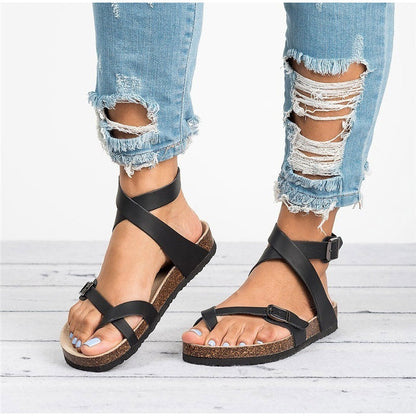 Romana - Cross Strap Sandals