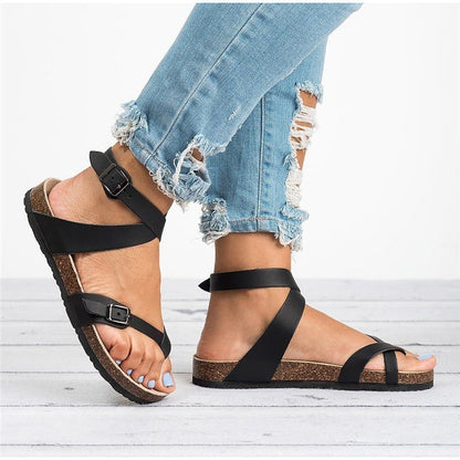 Romana - Cross Strap Sandals