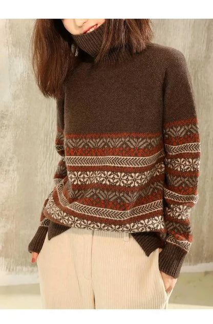 Riva Lefèvre | Elegant Sweater with Vintage Pattern