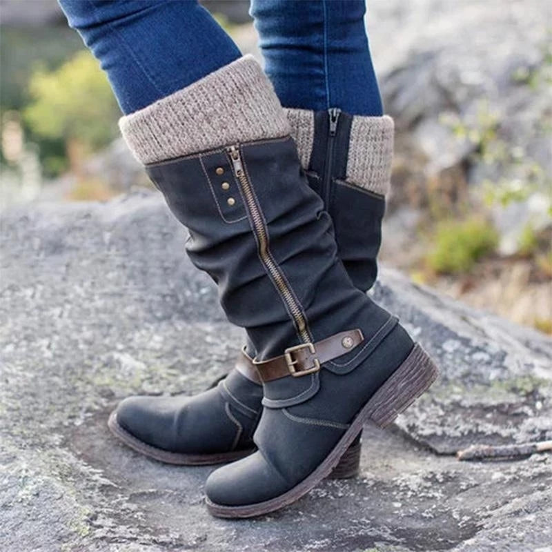 Riva Lefèvre | Foot-Supportive Boots with Flat Heel – Moda-London