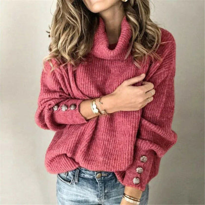 Pauline Laurent | Sophisticated Turtle-Neck Sweater