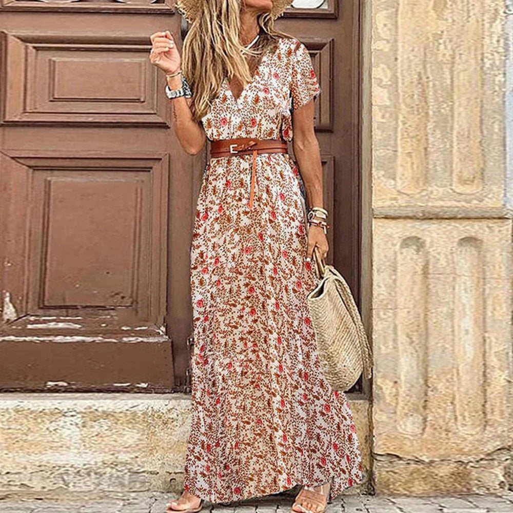 Zoe I Long Bohemian Dress