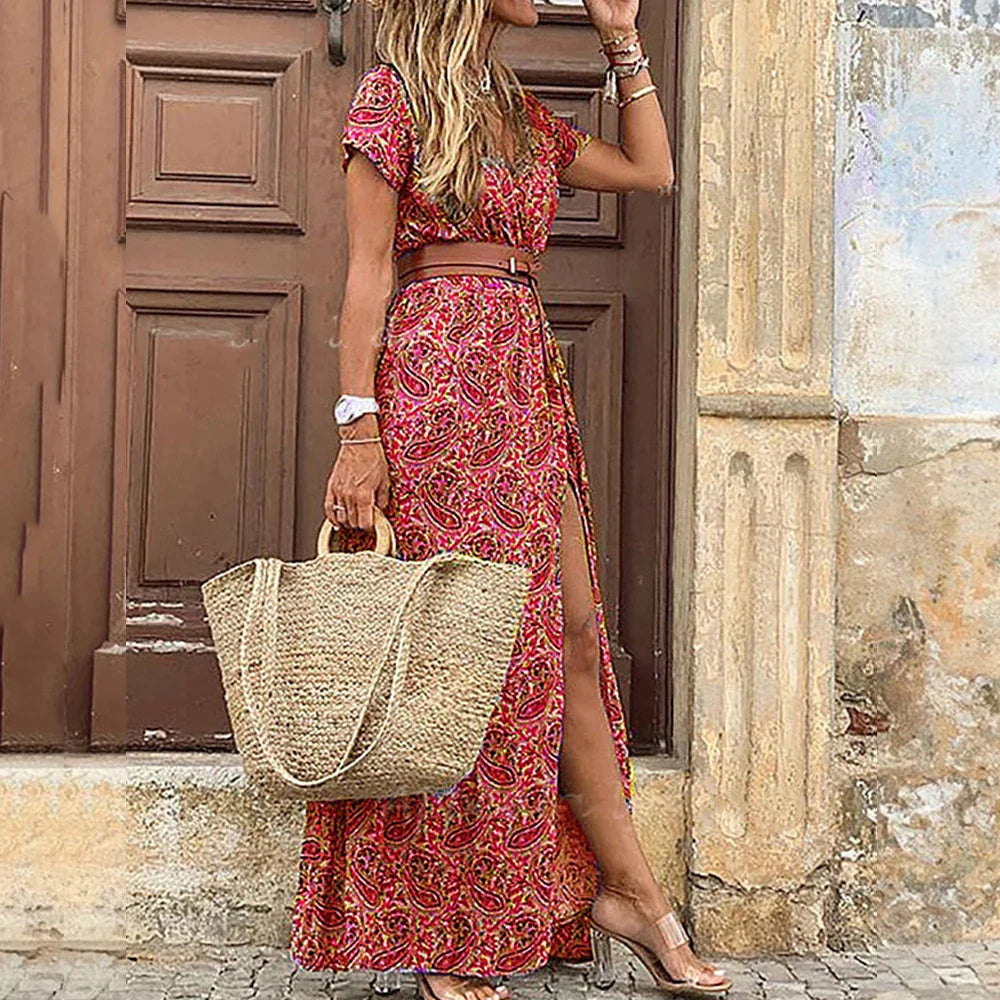 Zoe I Long Bohemian Dress