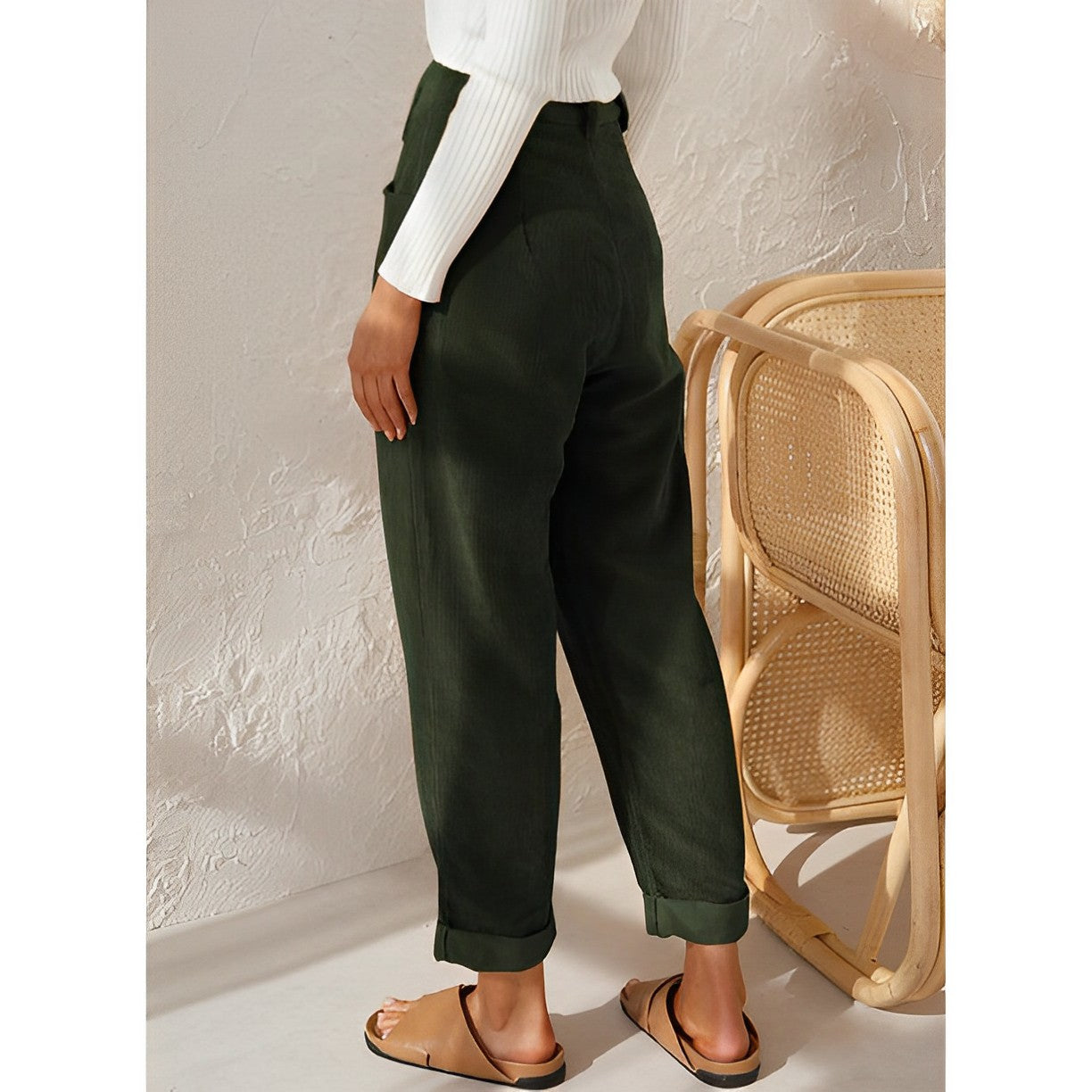 Alice Leroy - Fashionable corduroy trousers