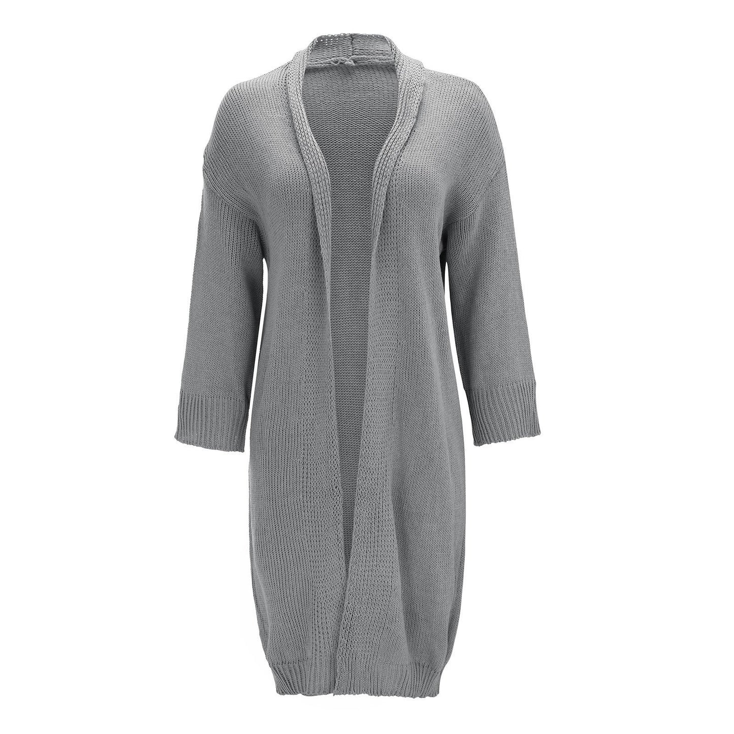 Long Knitted Oversized Cardigan for Women