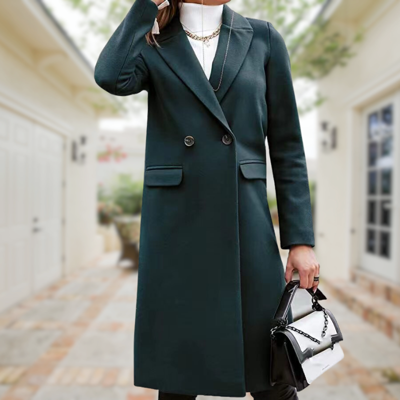 Isabelle Moreau | Elegant and Stylish Long Coat