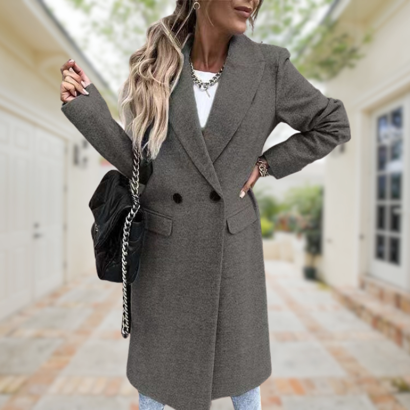 Isabelle Moreau | Elegant and Stylish Long Coat