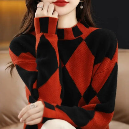 Alice Leroy | Casual Two-Tone Sweater