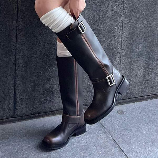 Women's Wide Calf Knee-High Riding Boots