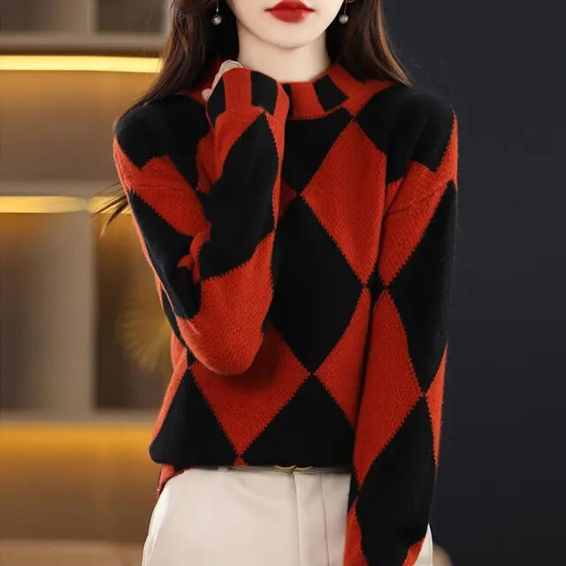 Alice Leroy | Casual Two-Tone Sweater