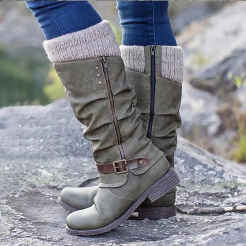 Riva Lefèvre | Foot-Supportive Boots with Flat Heel