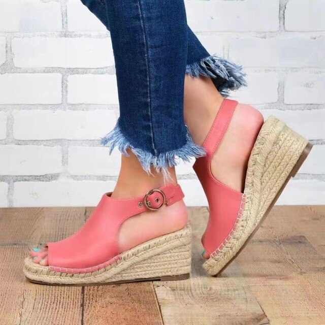 Elegant Wedge Platform Sandals