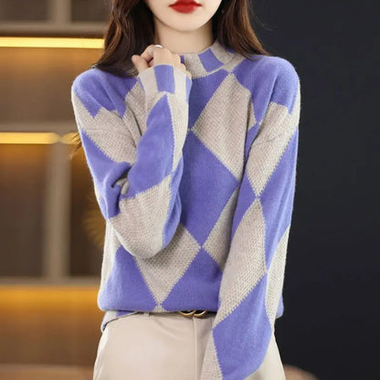 Alice Leroy | Casual Two-Tone Sweater