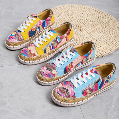 Printed Shoes - Breathable Slip-on Shoes