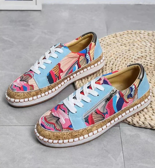 Printed Shoes - Breathable Slip-on Shoes