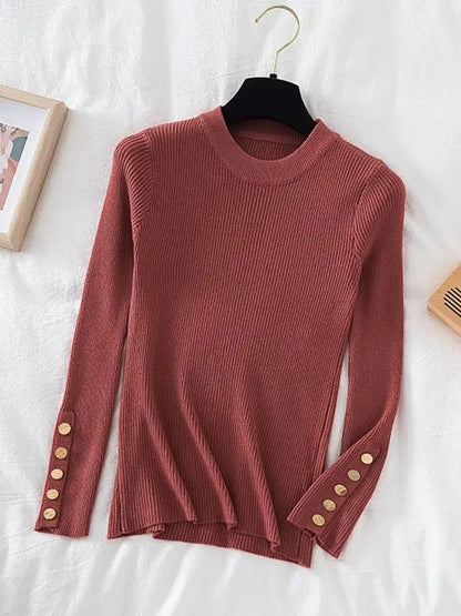 Women's Pullover Jumper | O-Neck Knit Top