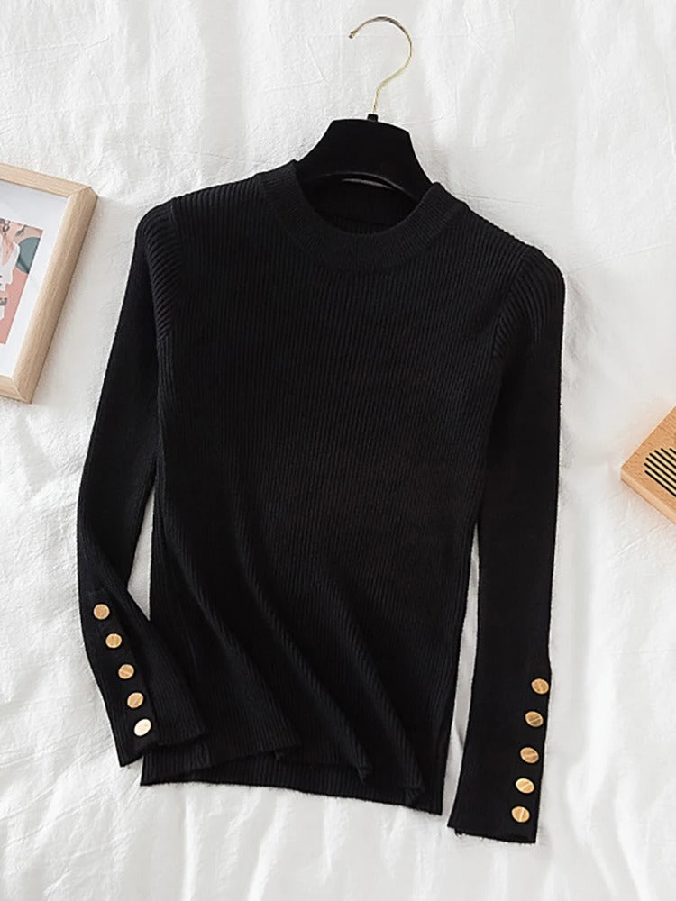 Women's Pullover Jumper | O-Neck Knit Top