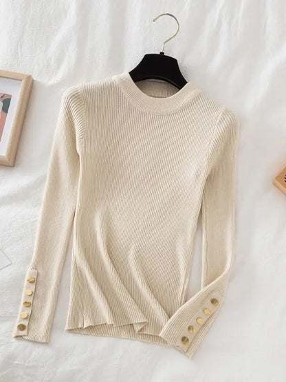 Women's Pullover Jumper | O-Neck Knit Top