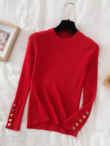 Women's Pullover Jumper | O-Neck Knit Top