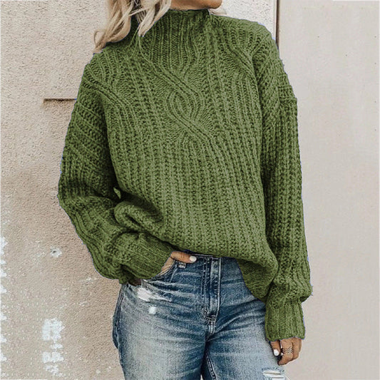 Léa Blanchet | Oversize turtle-neck sweater