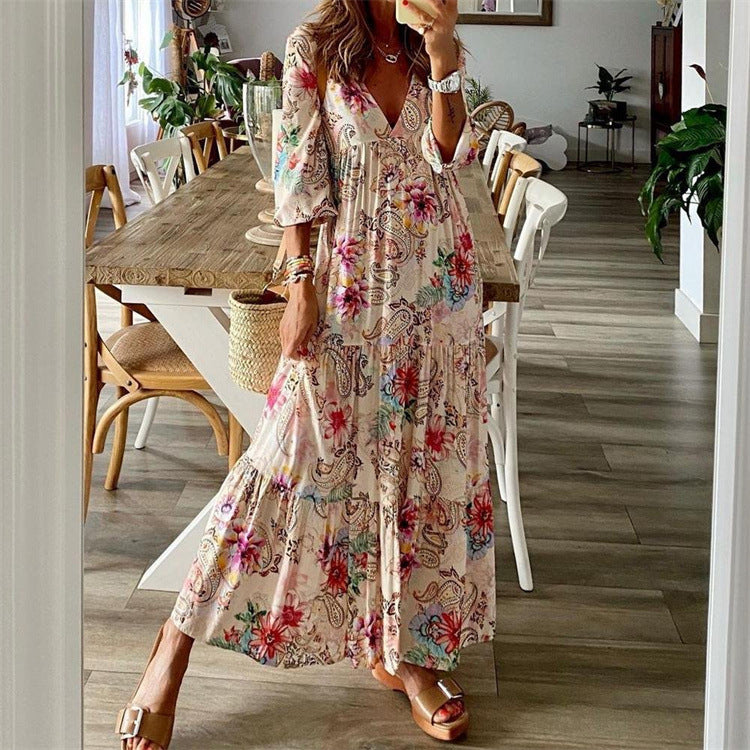 Riva Lefèvre® | Floral Maxi Dress – Moda-London