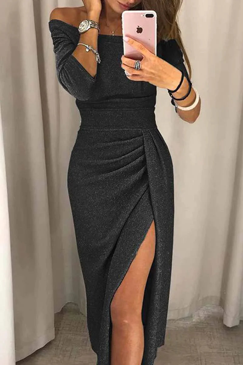 Océane Dubois | Sexy Sequin Dress