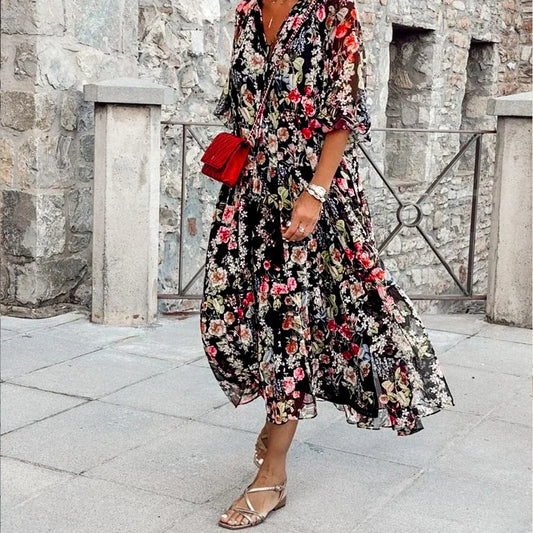Riva Lefèvre | Stylish Floral Day Dress
