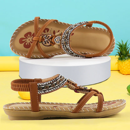 Océane Dubois | Fashionable Bohemian Sandals